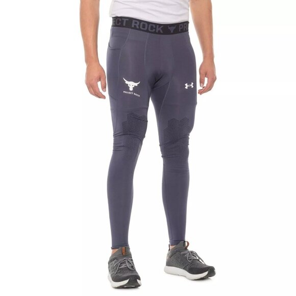 Under Armour Other - Under Armour Project Rock TurfGear Leggings Men's Size XL Football Soccer Rugby